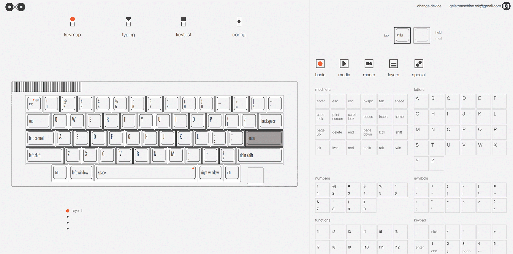 Ada Key Options ADA explore – Geistmaschine